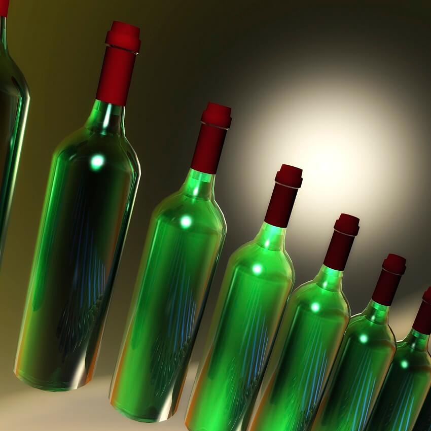 green bottles